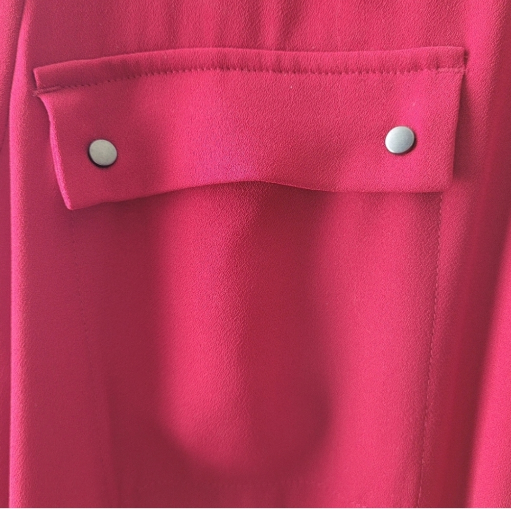 🌟Banana Republic Utility Dress in Raspberry Color - Picture 5 of 6